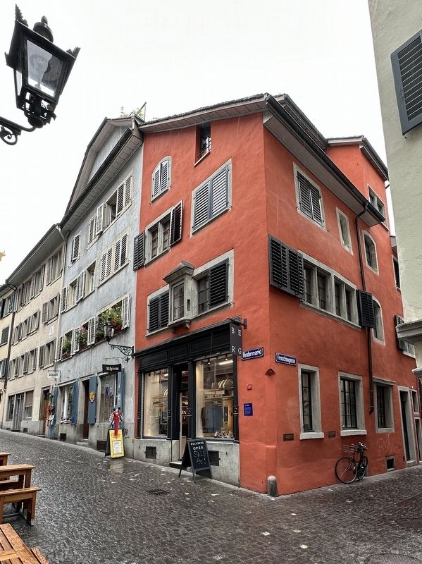 Alte Burg Building and Marker. Click for full size. Alte Burg Building and Marker image. Click for full size.
