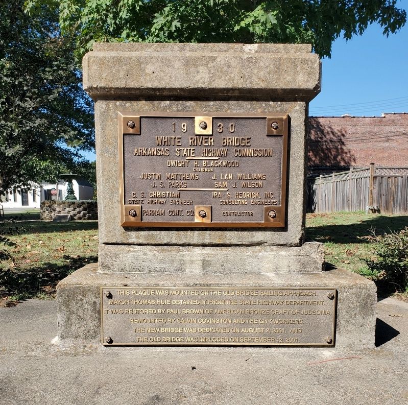 White River Bridge Marker. Click for full size. White River Bridge Marker image. Click for full size.