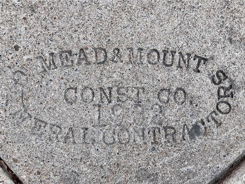 Sidewalk Contractor Stamp - 1932. Click for full size. Sidewalk Contractor Stamp - 1932 image. Click for full size.