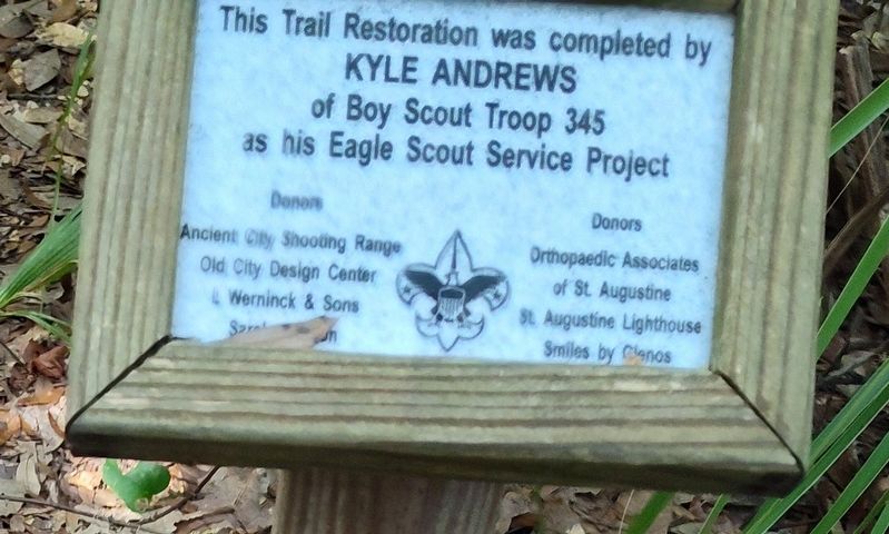 Coastal Hammock Native Vegitation - Coastal Hammock Wildlife Marker. Click for full size. Coastal Hammock Native Vegitation - Coastal Hammock Wildlife Marker image. Click for full size.