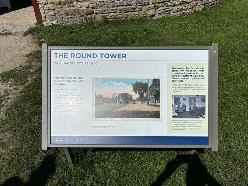 The Round Tower Marker image. Click for full size.