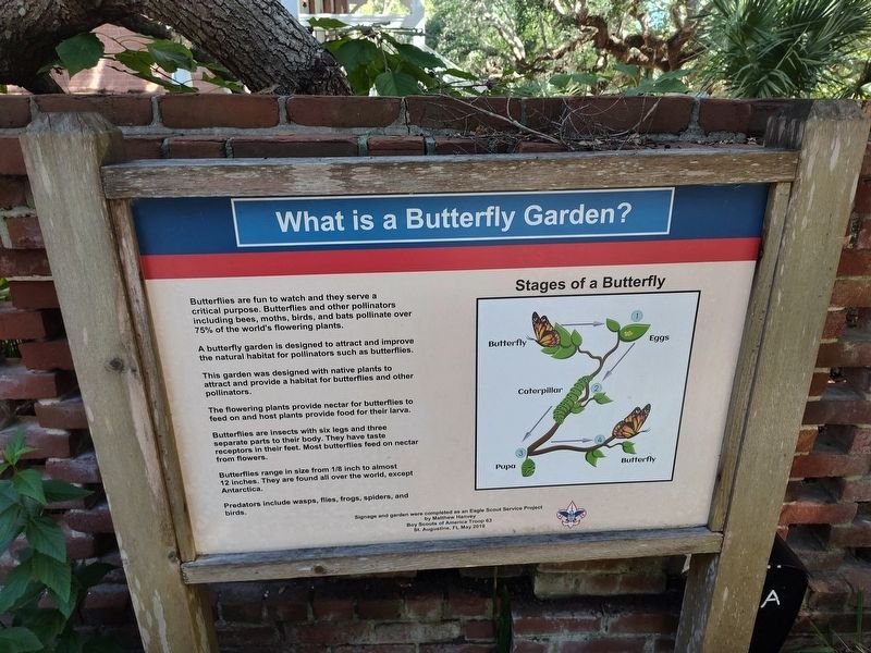 Florida's Butterflies Marker image. Click for full size.