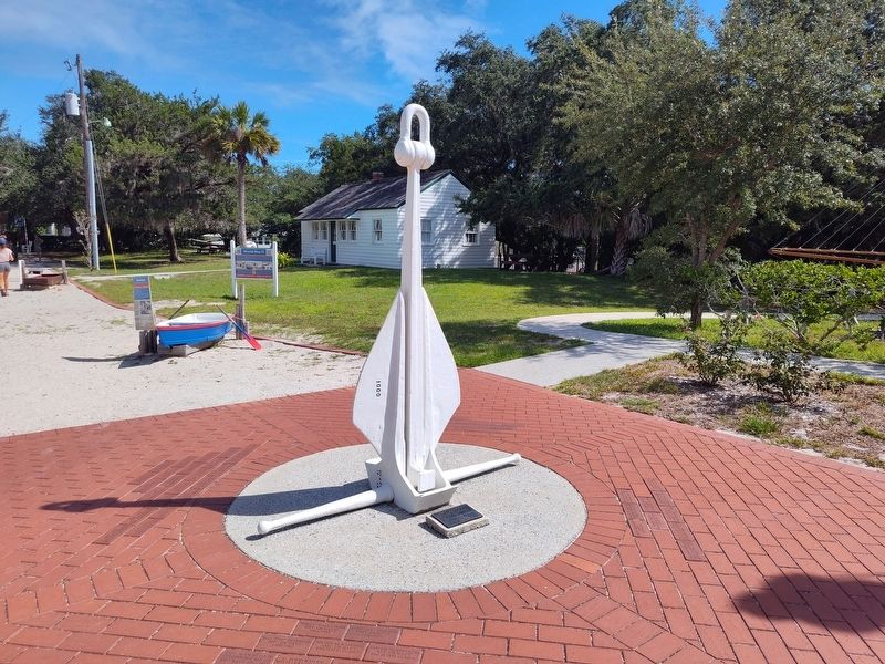 WWII Era Anchor Marker image. Click for full size.