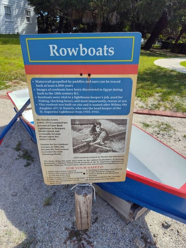 Rowboats Marker. Click for full size. Rowboats Marker image. Click for full size.