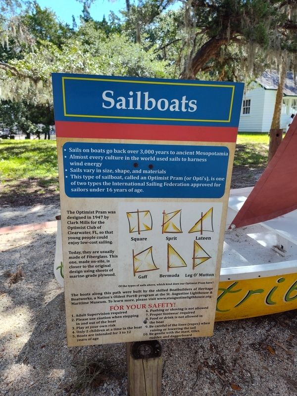 Sailboats Marker image. Click for full size.