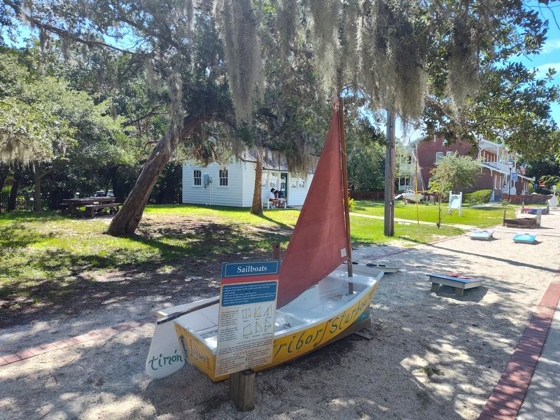 Sailboats Marker image. Click for full size.