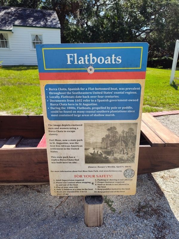 Flatboats Marker. Click for full size. Flatboats Marker image. Click for full size.