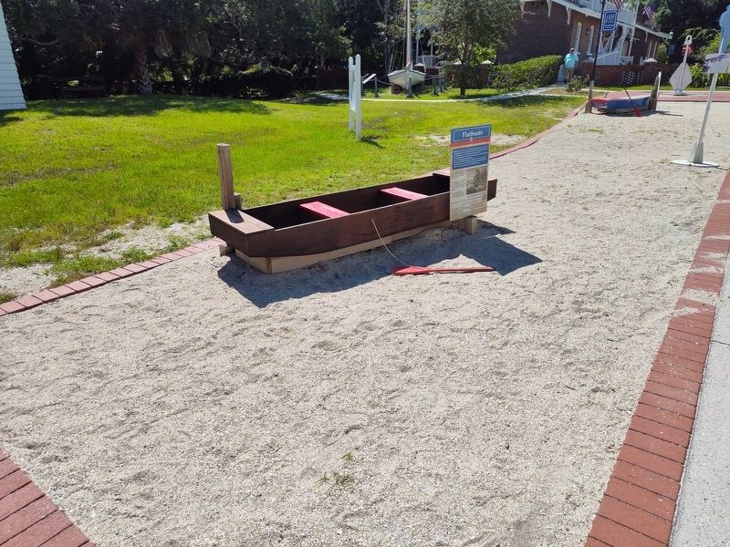 Flatboats Marker. Click for full size. Flatboats Marker image. Click for full size.