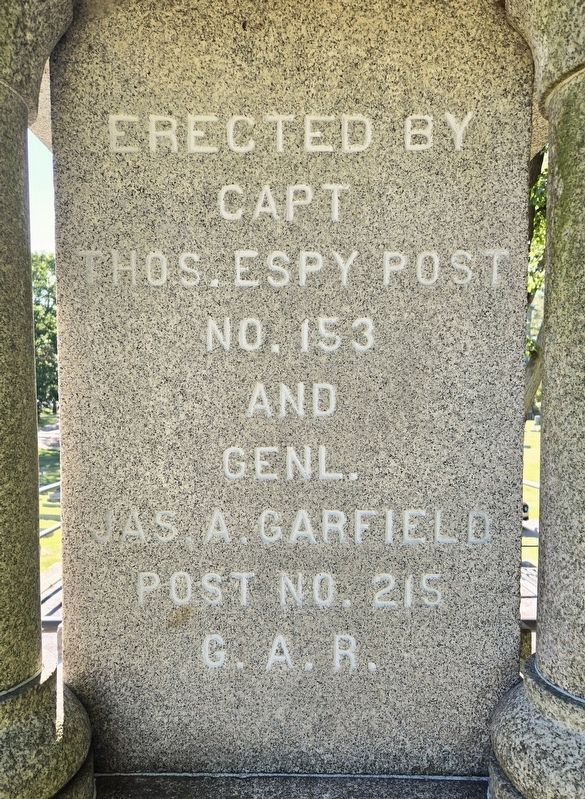 Civil War Monument, Chartiers Cemetery Marker. Click for full size. Civil War Monument, Chartiers Cemetery Marker image. Click for full size.