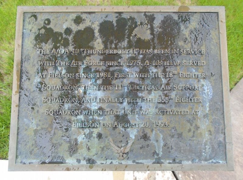 Fairchild-Republic A-10A "Thunderbolt II" Marker. Click for full size. Fairchild-Republic A-10A "Thunderbolt II" Marker image. Click for full size.