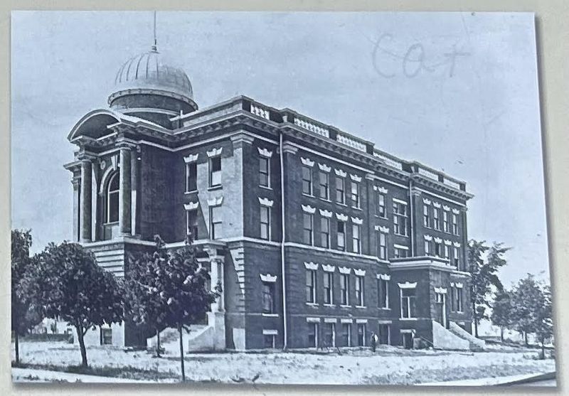 Hamilton Normal School Marker detail image. Click for full size.