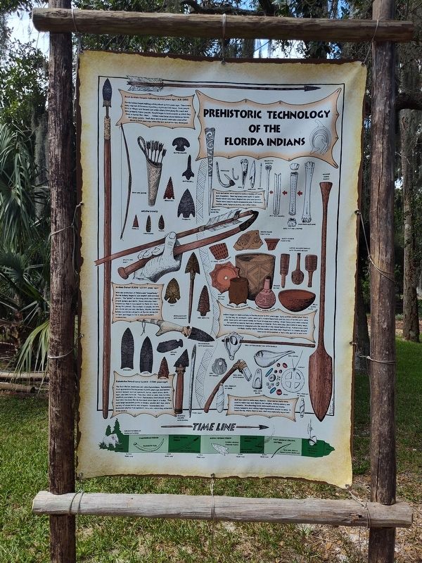 Prehistoric Technology of the Florida Indians Marker image. Click for full size.