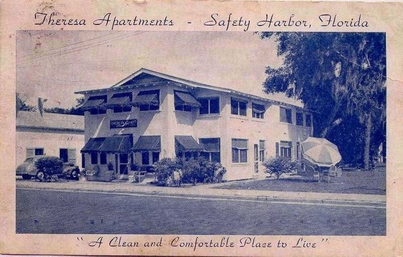 Theresa Apartments Advertising Card image. Click for full size.