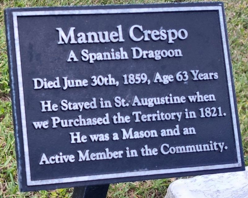 Manuel Crespo Marker image. Click for full size.