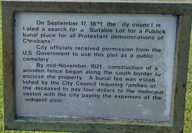 On September 11, 1821 Marker image. Click for full size.