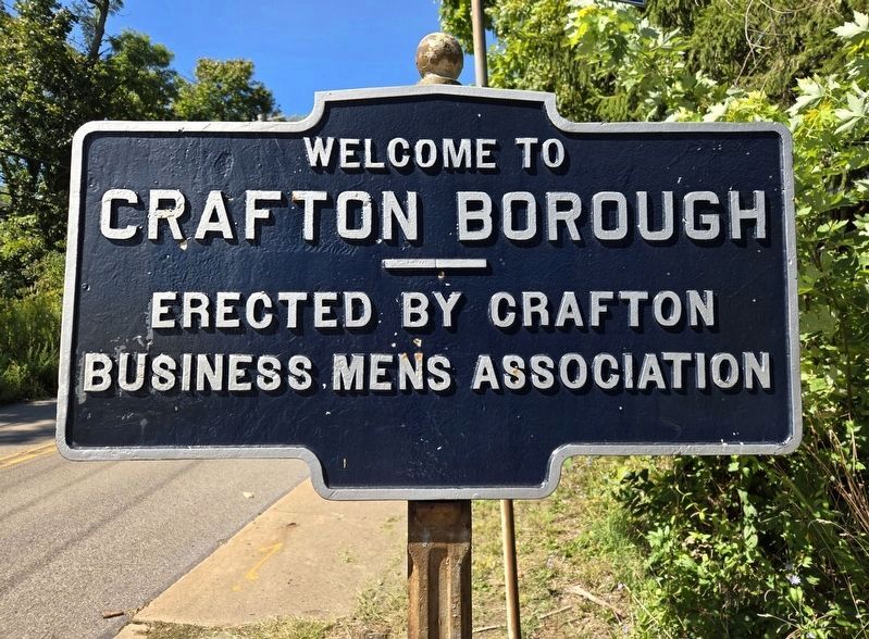 Additional Crafton Borough Marker. Click for full size. Additional Crafton Borough Marker image. Click for full size.