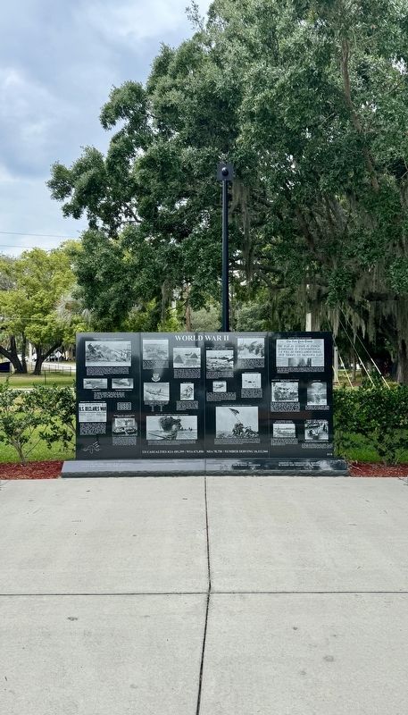 World War II Marker. Click for full size. World War II Marker image. Click for full size.