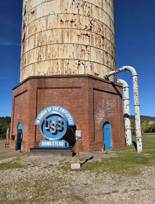 United States Steel Sign Marker. Click for full size. United States Steel Sign Marker image. Click for full size.
