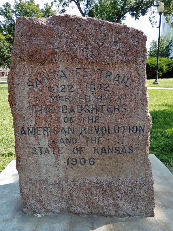 Santa Fe Trail Marker image. Click for full size.