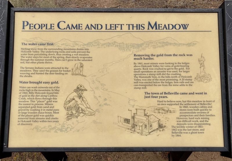 People Came and Left This Meadow Marker image. Click for full size.