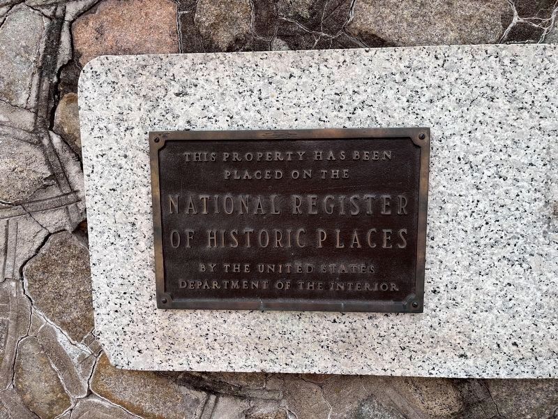 National Register of Historic Places plaque or the estate. Click for full size. National Register of Historic Places plaque or the estate image. Click for full size.