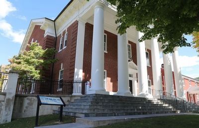 Bath County Courthouses Marker. Click for full size. Bath County Courthouses Marker image. Click for full size.