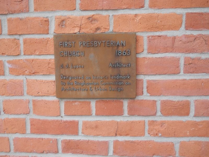 First Presbyterian Church Marker image. Click for full size.