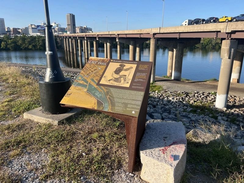 Slavery Challenged Marker. Click for full size. Slavery Challenged Marker image. Click for full size.