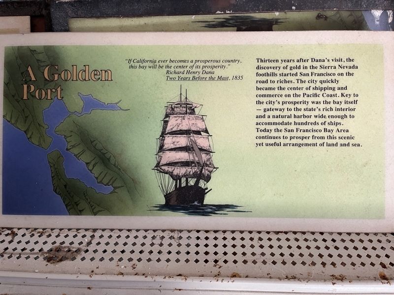 A Golden Port Marker. Click for full size. A Golden Port Marker image. Click for full size.