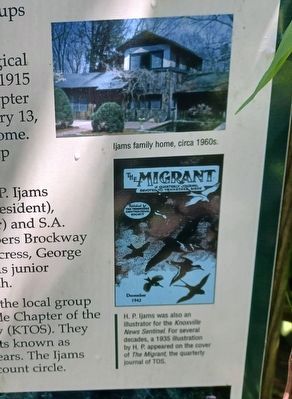 H. P. Ijams and the Bird Club Marker middle images. Click for full size. H. P. Ijams and the Bird Club Marker middle images image. Click for full size.