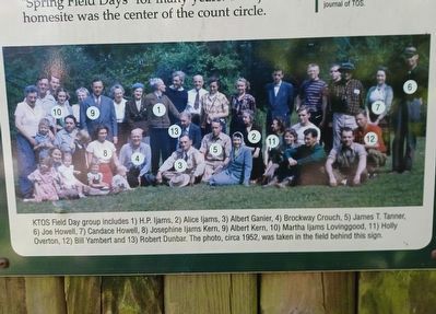 H. P. Ijams and the Bird Club Marker � bottom image image. Click for full size.
