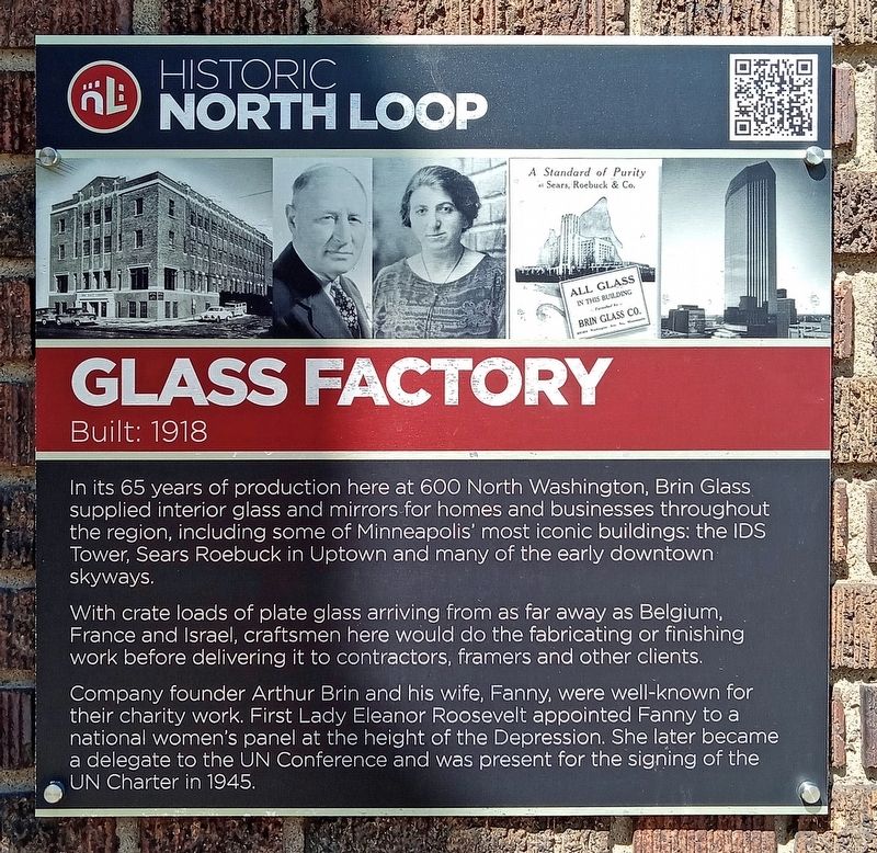 Glass Factory Marker. Click for full size. Glass Factory Marker image. Click for full size.