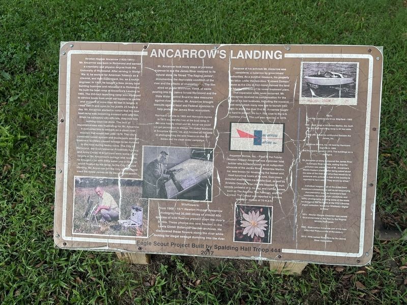 Ancarrow's Landing Marker image. Click for full size.