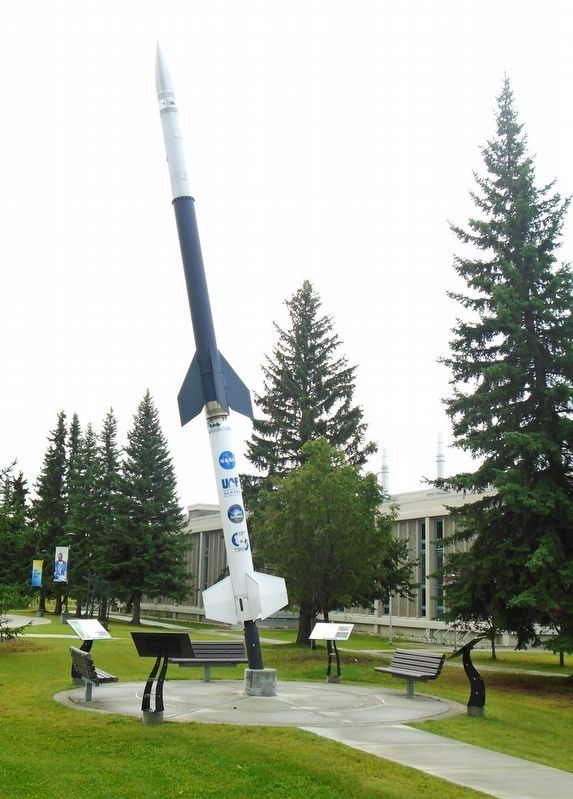 What is the Aurora? Marker and Rocket image. Click for full size.