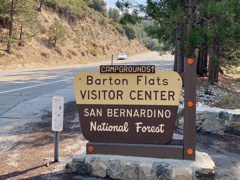 Barton Flats Visitor Center image. Click for full size.