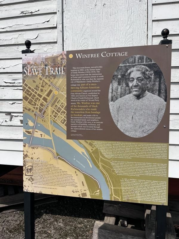 Winfree Cottage Marker. Click for full size. Winfree Cottage Marker image. Click for full size.