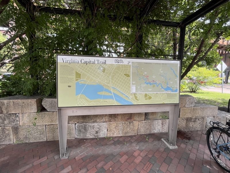 Virginia Capital Trail Marker. Click for full size. Virginia Capital Trail Marker image. Click for full size.