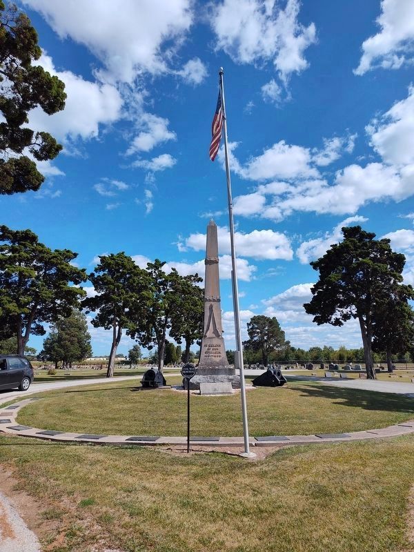 North Oregon Civil War Memorial. Click for full size. North Oregon Civil War Memorial image. Click for full size.