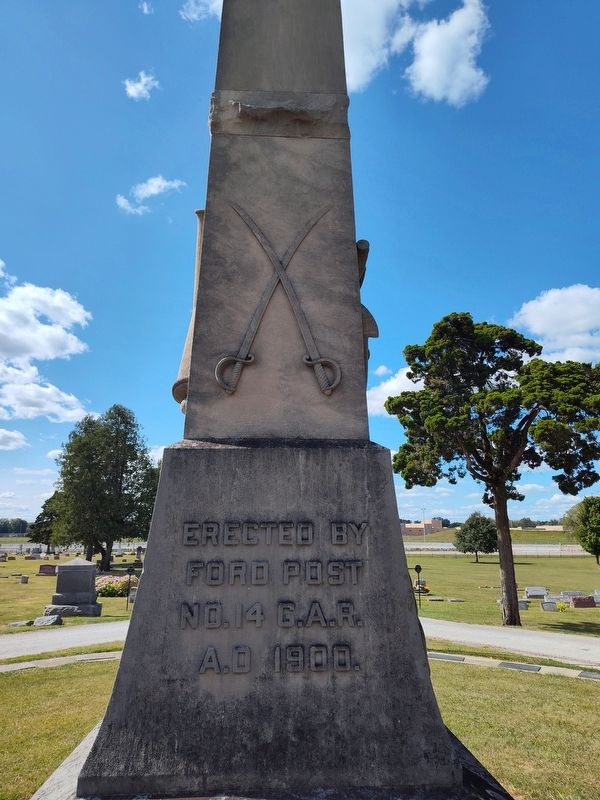 North Oregon Civil War Memorial. Click for full size. North Oregon Civil War Memorial image. Click for full size.