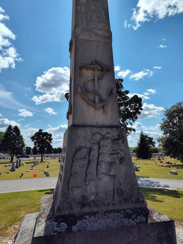 North Oregon Civil War Memorial. Click for full size. North Oregon Civil War Memorial image. Click for full size.