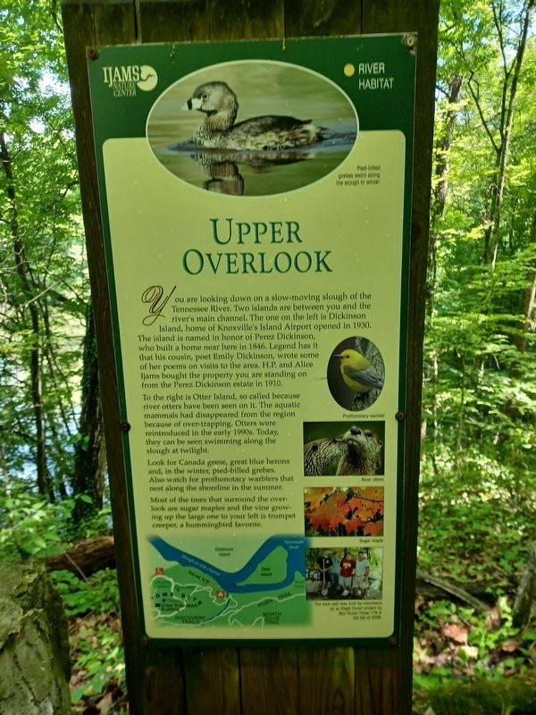 Upper Overlook Marker. Click for full size. Upper Overlook Marker image. Click for full size.