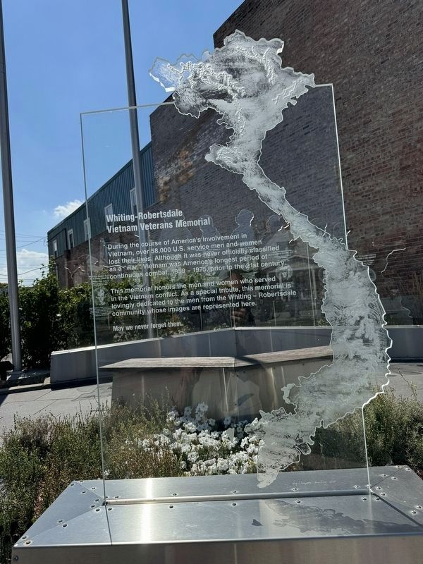 Whiting-Robertsdale Vietnam Veterans Memorial. Click for full size. Whiting-Robertsdale Vietnam Veterans Memorial image. Click for full size.