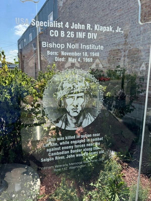 USA Specialist 4 John R. Klapak, Jr.. Click for full size. USA Specialist 4 John R. Klapak, Jr. image. Click for full size.