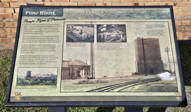 Pump House Marker image. Click for full size.