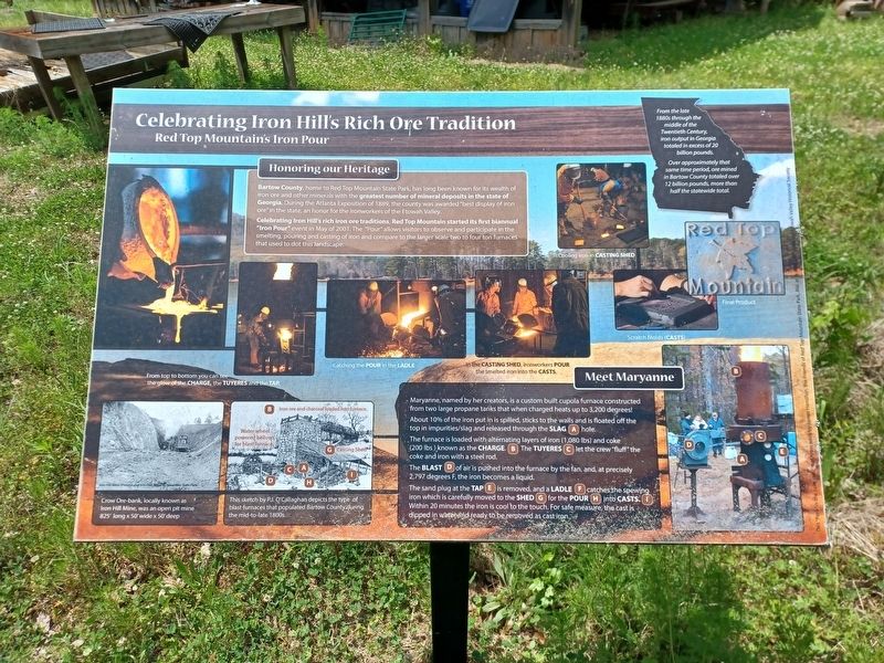 Celebrating Iron Hill's Rich Ore Tradition Marker. Click for full size. Celebrating Iron Hill's Rich Ore Tradition Marker image. Click for full size.