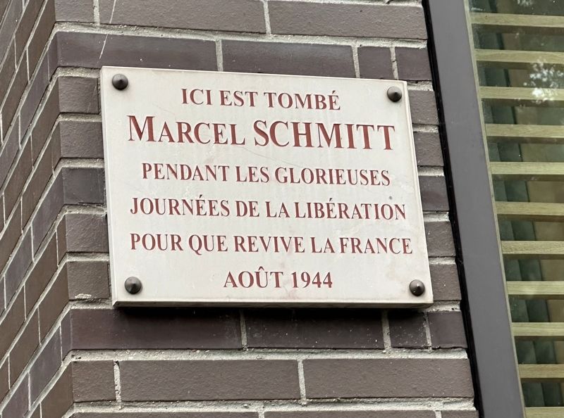 Marcel Schmitt Marker. Click for full size. Marcel Schmitt Marker image. Click for full size.