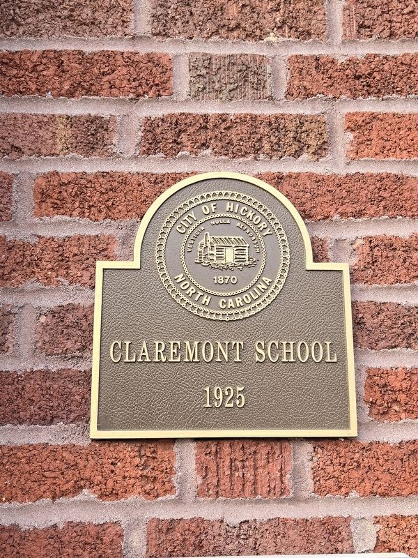Claremont School 1925. Click for full size. Claremont School 1925 image. Click for full size.