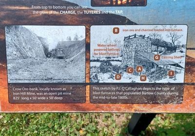 Celebrating Iron Hill's Rich Ore Tradition Marker &mdash; bottom left images image. Click for full size.