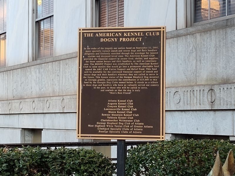 The American Kennel Club Dogny Project Marker image. Click for full size.
