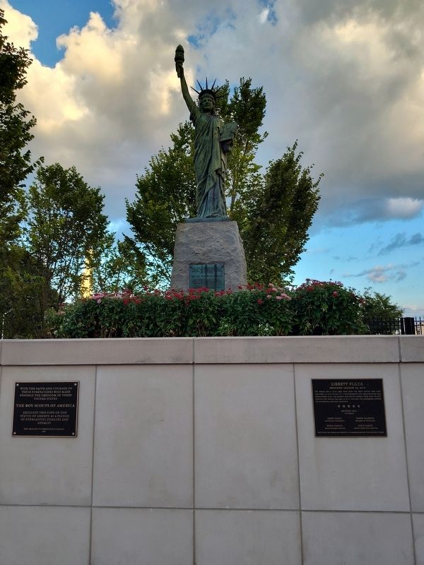 Liberty Plaza Marker. Click for full size. Liberty Plaza Marker image. Click for full size.